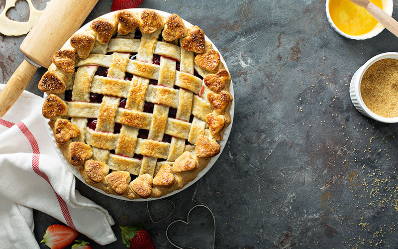 This is an image of Berry pie