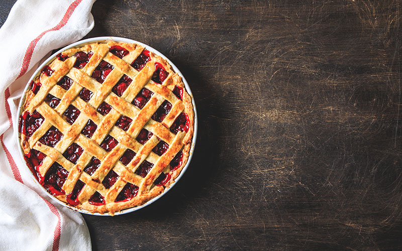 This is an image of cherry pie