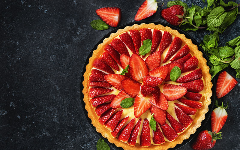 This is an image of Strawberry Rhubarb Pie